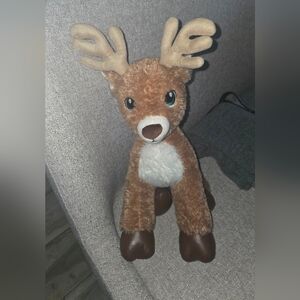 Build-A-Bear Reindeer Plush Blitzen/ Rudolph the Red Nose Reindeer Christmas 18”